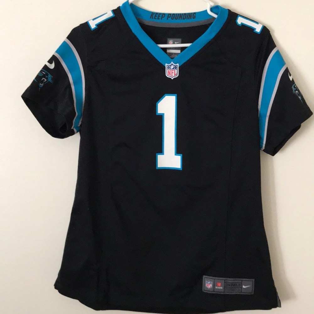 Women’s Fit Like New NFL Carolina Panthers Jersey
